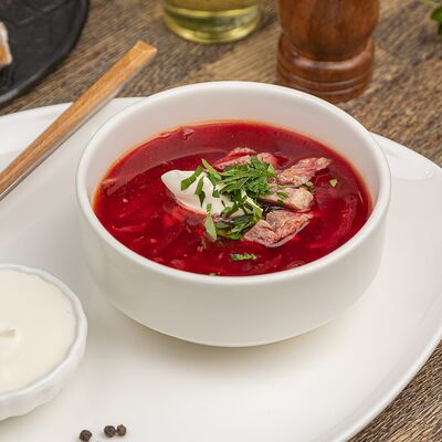 Борщ в Буркина Фасоль по цене 190 ₽