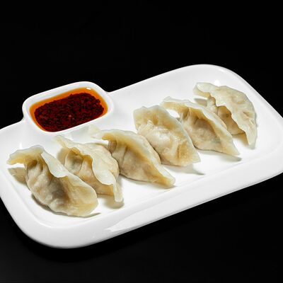 Китайские цзяо вареные (с курицей/ со свининой) 7 шт в Pi Am Перчик по цене 700 ₽