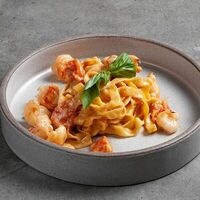 Паста тальятелле с креветками в Penny