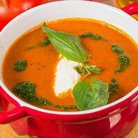 Томатный суп с сыром в Луиджи & Тосё
