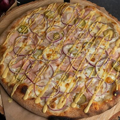 Мостарда с ветчиной и пикантной горчицей в Пицца да Спагетти по цене 1155 ₽