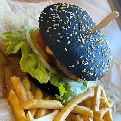 Бургер в AG-кафе по цене 395 ₽