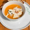 Тыквенный крем-суп с креветкой в Atlant bistro по цене 550
