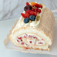 Меренговый рулет манго, маракуйя и малина в Fastbento