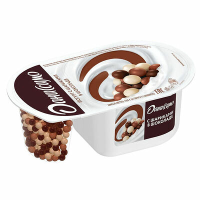 Йогурт Даниссимо Фантазия хрустящие шарики Бзмж в Азбука Вкуса Экспресс Меню по цене 56 ₽