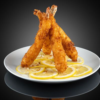 Креветки темпура со спайси-соусомв Мидийный бар по цене 620 ₽