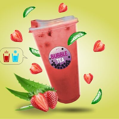 Bubble tea Розовый Кактусв Party Grill по цене 549 ₽