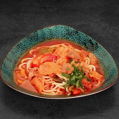 Лагман по-уйгурски в Чайхана Восток № 1 по цене 600 ₽