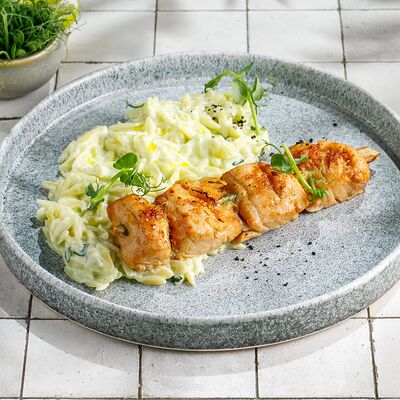 Судак с орзо и песто из тархуна в ЛарисуВаннуХочу по цене 890