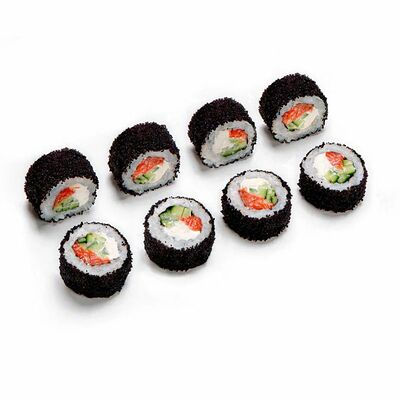 Калифорния black с лососем в Доставка Kaifa по цене 779 ₽