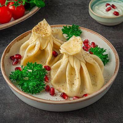 Хинкали с баранинойв Поляна по цене 330 ₽