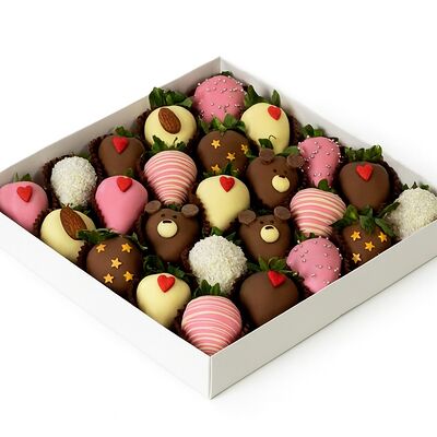 Клубника в шоколаде Мишки на севере L в Клубника в шоколаде VeryBerryLab по цене 5790 ₽