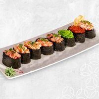 Гункан с камчатским крабом в Река Море