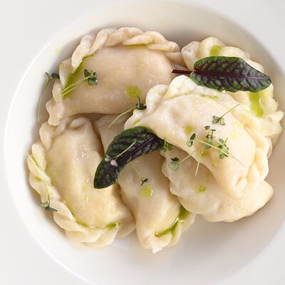 Классические вареники с картофелем в Болконский по цене 504 ₽