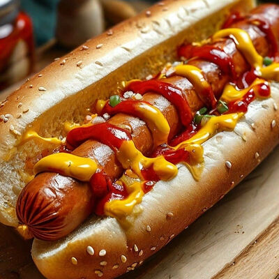 Хот-дог Классический в Одно мясо по цене 290 ₽