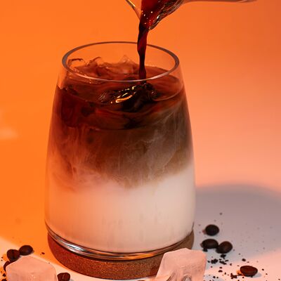 Холодный кофе со сливками в The boba по цене 399 ₽