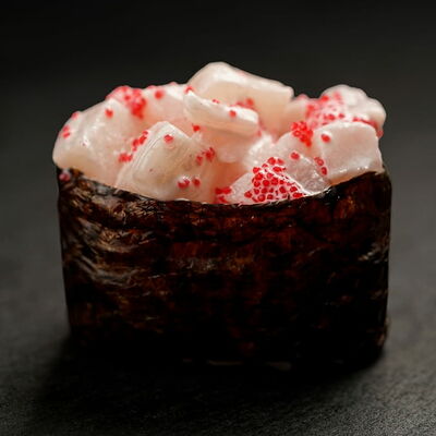 Гункан с морским гребешком в Мистер суши по цене 249 ₽