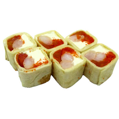 Мексиканский ролл с тигровой креветкой в Суши Dом по цене 298 ₽