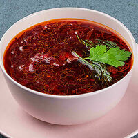 Борщ с фрикадельками в Рестомаркет Китчен