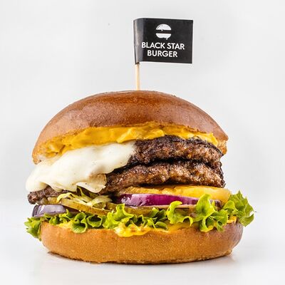 Бургер Гавайский двойной в Black Star Burger по цене 734 ₽