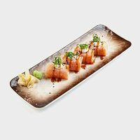 Вулкан с семгой в Noodle Wok & Pasta