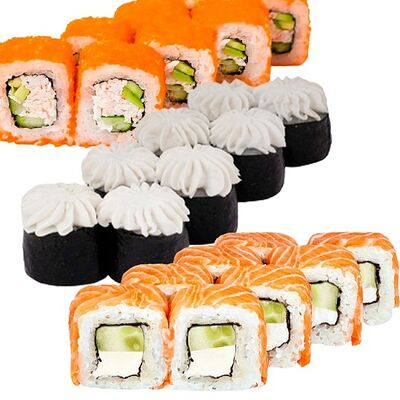 Сет на одного в Sushi dlya vsekh по цене 899 ₽