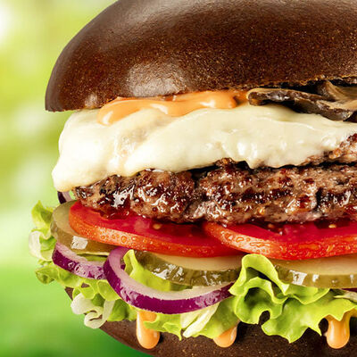 Бургер Грибной Халяль двойной в Black Star Burger по цене 820 ₽