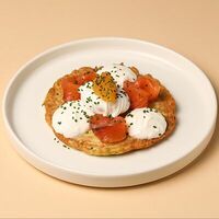 Драник из цукини с лососем домашнего посола в SCAT