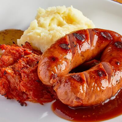 Колбаска из свинины в BBQ beer restaurant по цене 1020 ₽