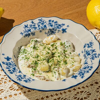 Ньокки с белыми грибами в Airy restaurant по цене 1100 ₽