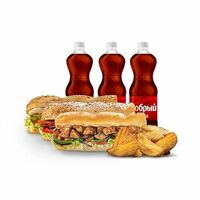 Сытное комбо в Subway