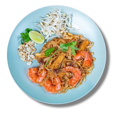 Пад Тай с креветками в Thaifood bubble tea по цене 590 ₽