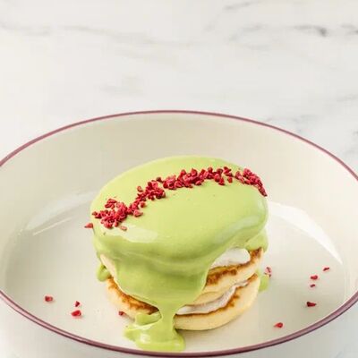 Панкейки с кремом Фисташка в Шоколадница по цене 490 ₽