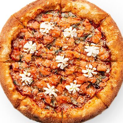 Пицца Лосось териякив ДКВКУС по цене 1550 ₽