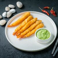 Тигровые креветки в темпуре в Nella Foresta