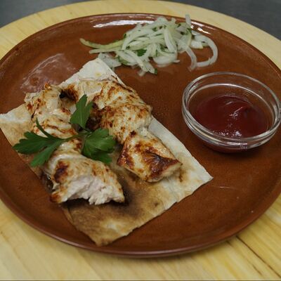 Шашлык из индейки в Тианети по цене 390 ₽