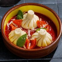 Хинкали Пеперони в Асканели Georgian Bistro