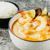 Том ям с морепродуктами (маленькая порция) в Сайко