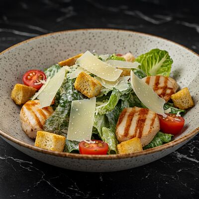 Цезарь с индейкой в Сашими по цене 500 ₽