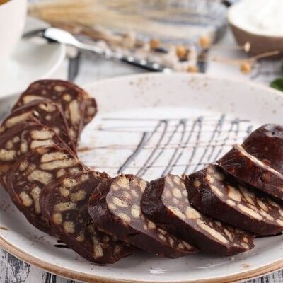 Домашняя шоколадная колбаса в Чача по цене 420 ₽