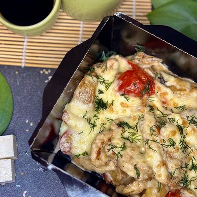 Картофель Айдахо с курицей в Суши Max по цене 479