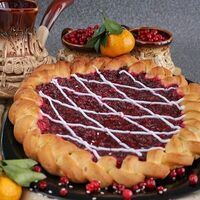 Пирог с брусникой в Своя пекарня
