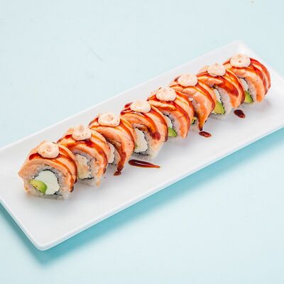 Запеченная Филадельфия в Yaposhkin Rolls по цене 860 ₽