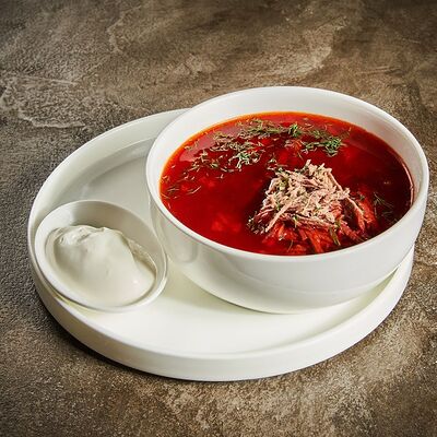 Борщ с говядиной в Гранат по цене 490 ₽