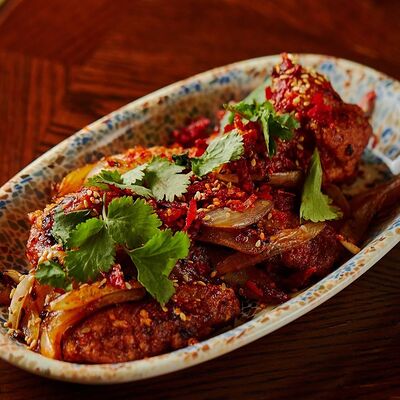 Крылья кимчи в Рамен с уткой по цене 600 ₽