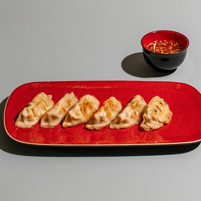 Гедза с лососем в Сушки на макушке по цене 410