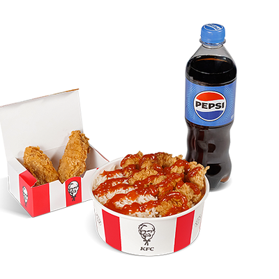 Комбо боул чили-мед в KFC Sary Arka Almaty по цене 3090 ₸