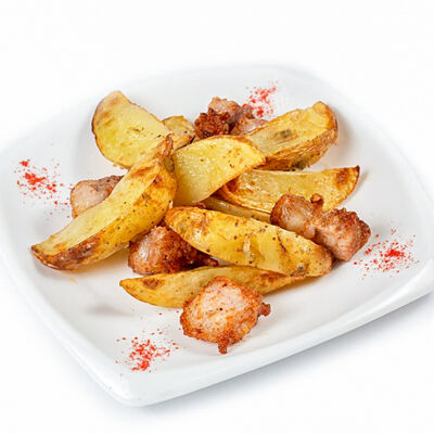 Картофель по-деревенски с мраморным салом в Лаваш36 по цене 195