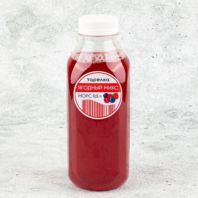 Ягодный морс собственного приготовления в Тарелка по цене 172 ₽