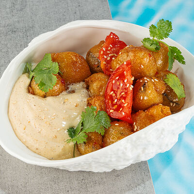 Хрустящие баклажаны в соусе чили в Nemo по цене 470 ₽